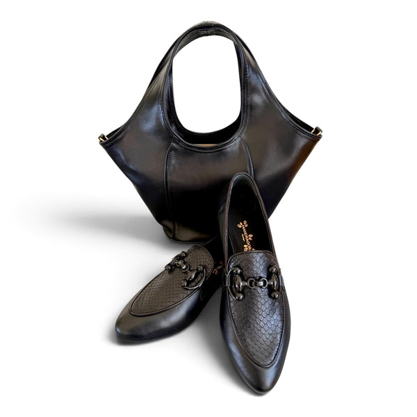Charlotte loafer and matching bag